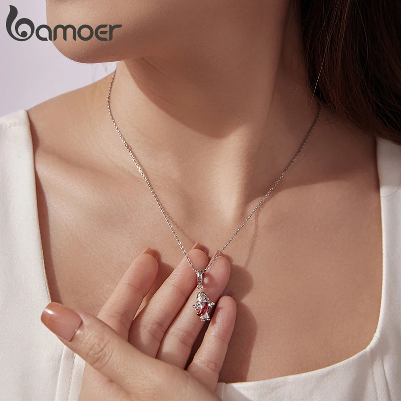 SANHUA Ciondolo A Fora Di Farfalla Bianca In Argento Sterling S925