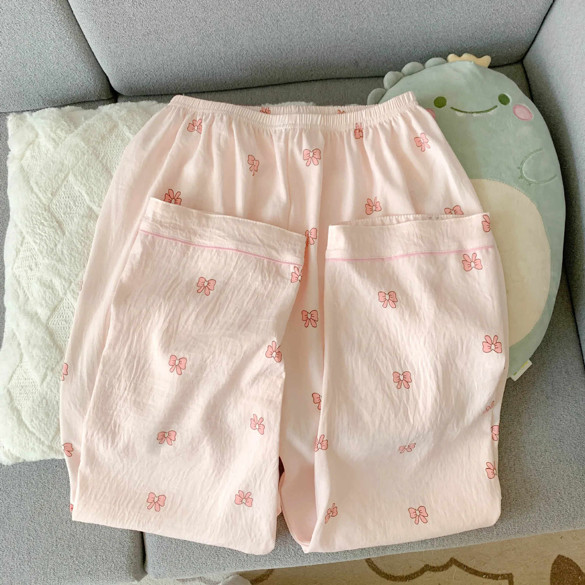 Spring/Autumn New Arrivals: Cloud-Print Cotton Long-Sleeved Pyjama Set for Women Adorable Sweetheart Style Nightwear Homewear Se Sc07f91390dde4b67849b7a6ac0168a08C