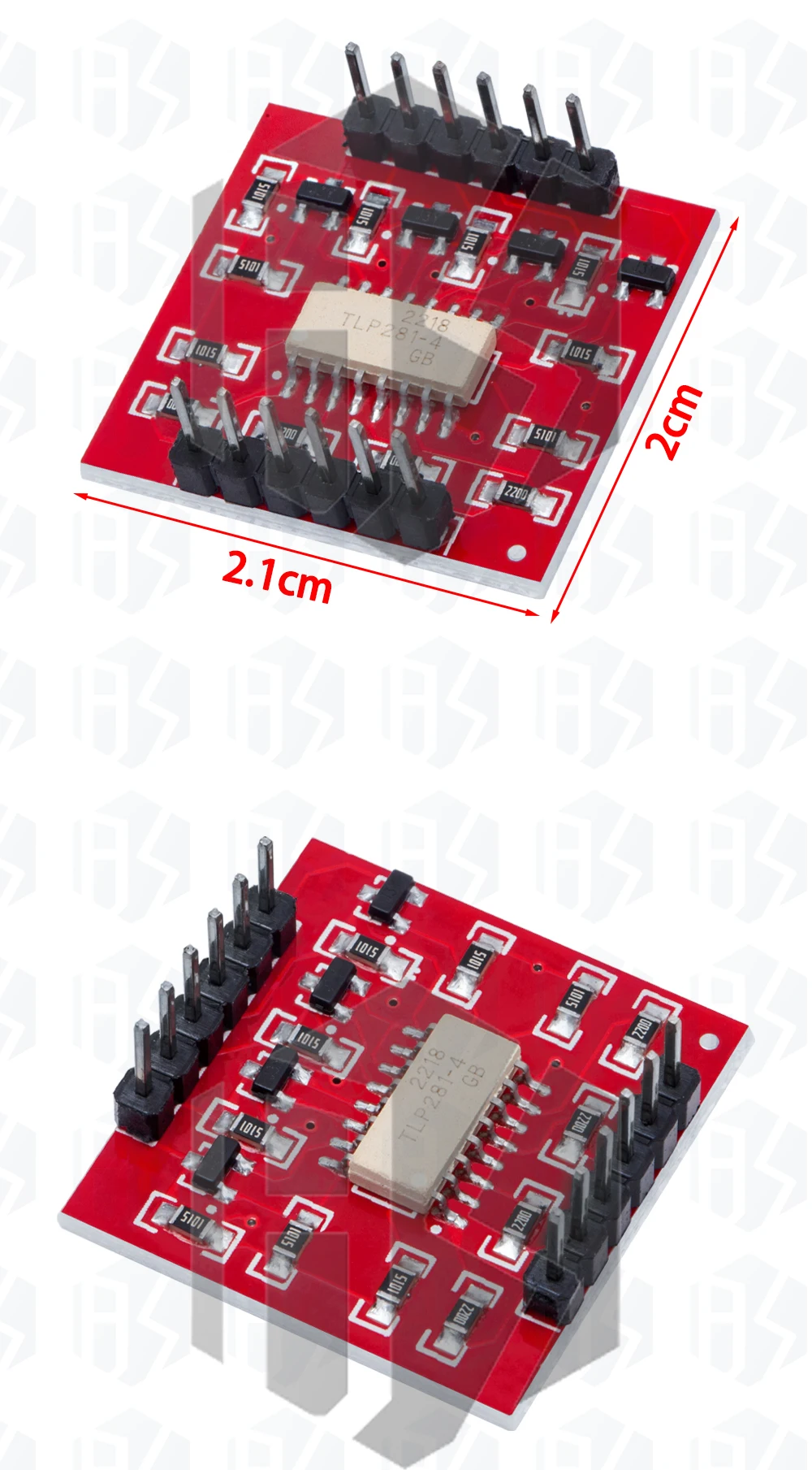 1 ~ 10PCS TLP281 4-Kanal Opto-isolator IC Modul Für Arduino Expansion Board High Und Low Level optokoppler Isolation 4 Kanal – Detail 15