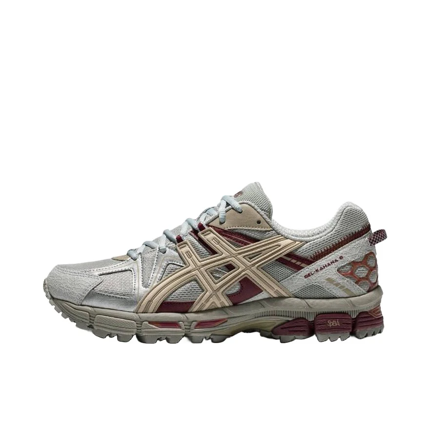 Asics GEL-Kahana 8 Zapatillas para correr para hombre y mujer Zapatillas bajas retro funcionales para exteriores Zapatillas de parque Blanco