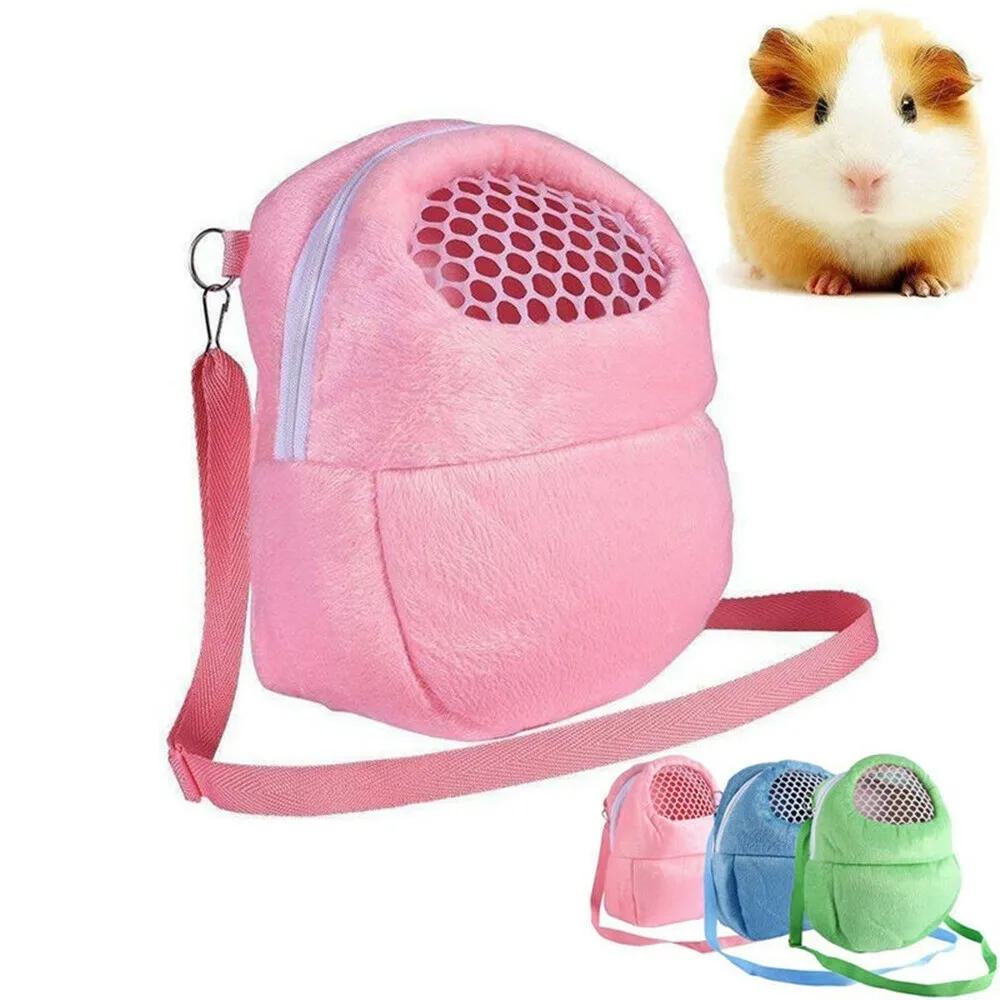 Hamster Carry Pouch Small Pet Animal Outdoor Carrier Travel Bag For Guinea Pig Rabbit Hamster Rat