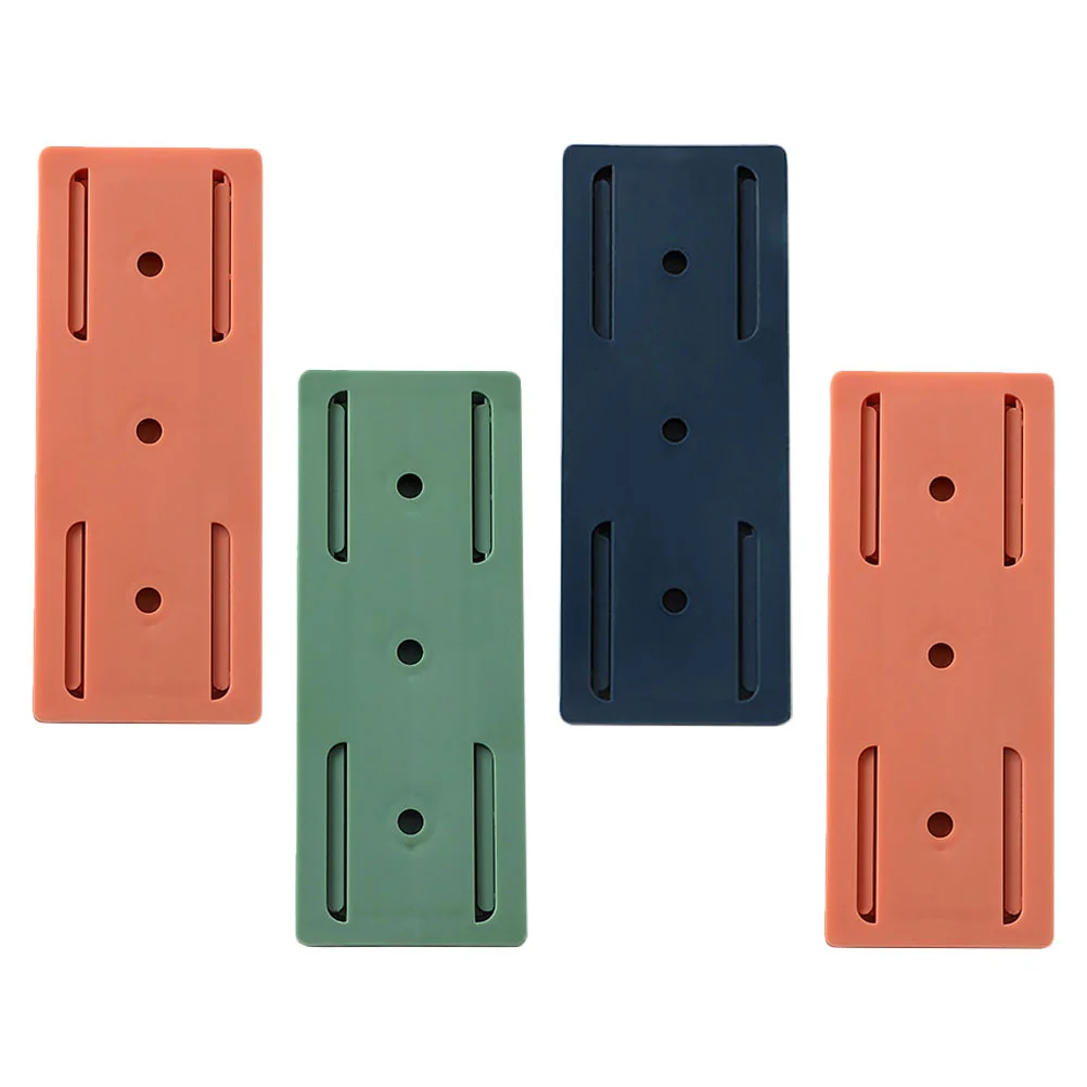 

4 Pcs Wire Board Storage Practical Wall Mount Holders Heavy Cable Organizers Home Supplies Power Strips Magnetic Hooks