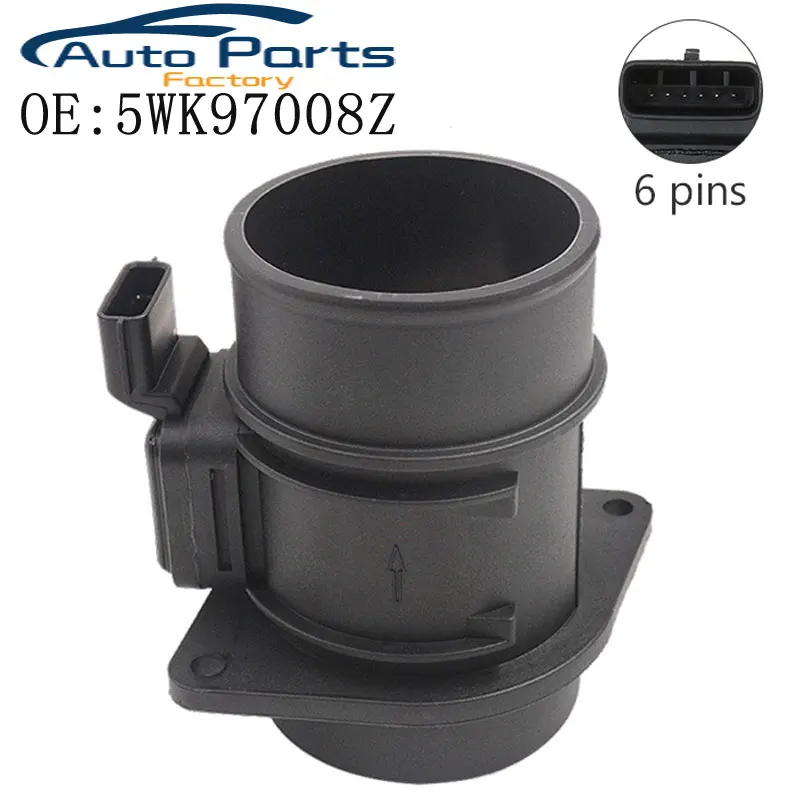 

Mass Air Flow Sensor For Renault Master Trafic Kangoo Megane Scenic Vauxhall Vivaro Movano 1.5 2.0 2.5 5WK97008 5WK97008Z