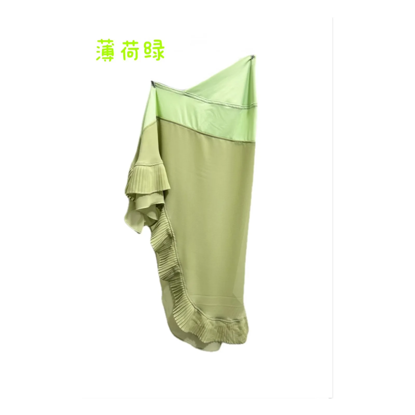 Women's Hijab Caps Muslim Double-layer Chiffon Malaysia Hooded Headgear Pleated Edge Muslim Fashion Turbante Feminino Para Festa