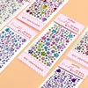 Glitter Face Stickers for Children Rhinestones for Eyes Face Diamonds Bright Stickers Festival Makeup Jewels Stickers ZS006 4