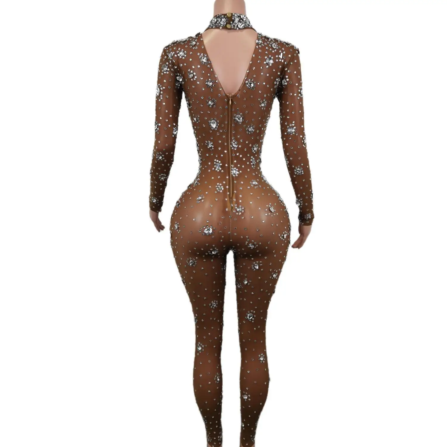 Рисунок 3 - Модные блестящие женские комбинезоны с длинным рукавом