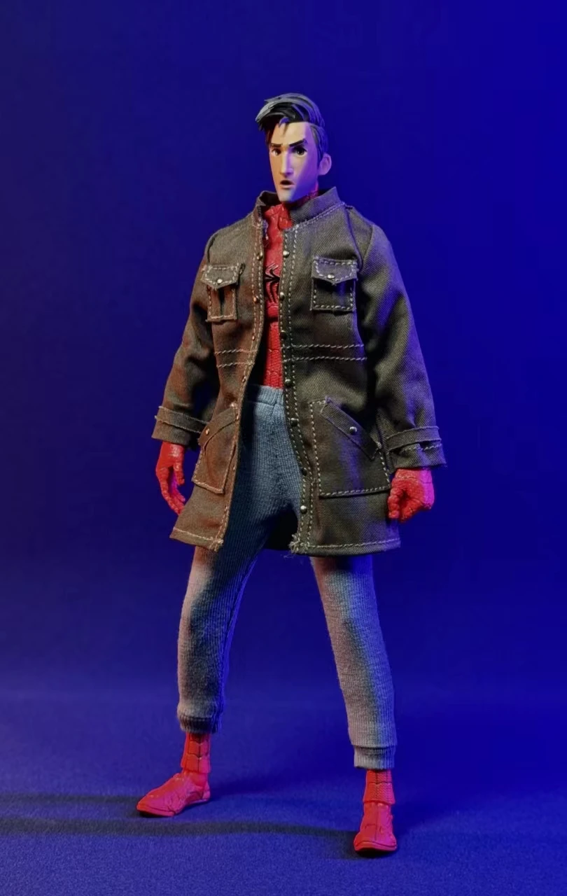 

1/12 scale male dolls clothes Trench coat fit 6'' action figure body model