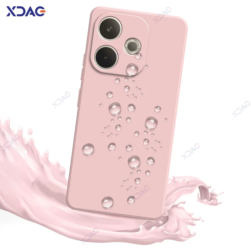 Luxury Dual Liner Shockproof Phone Cover - Square Liquid Silicone Coque Shield
