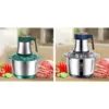 Food Processor 5L Stainless Steel 500W Detachable Multifunctional Labor Saving Electric Food Chopper for Meat Vegetable 6