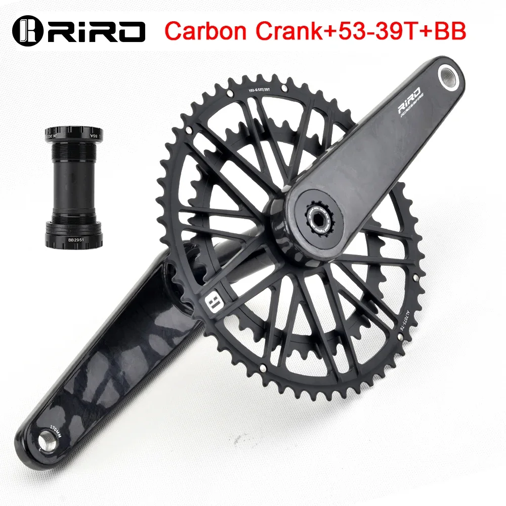 RIRO SL SPEED超軽量カーボンクランクセット165/50-34 RIRO SL SPEED超軽量カーボンクランクセット165/50-34