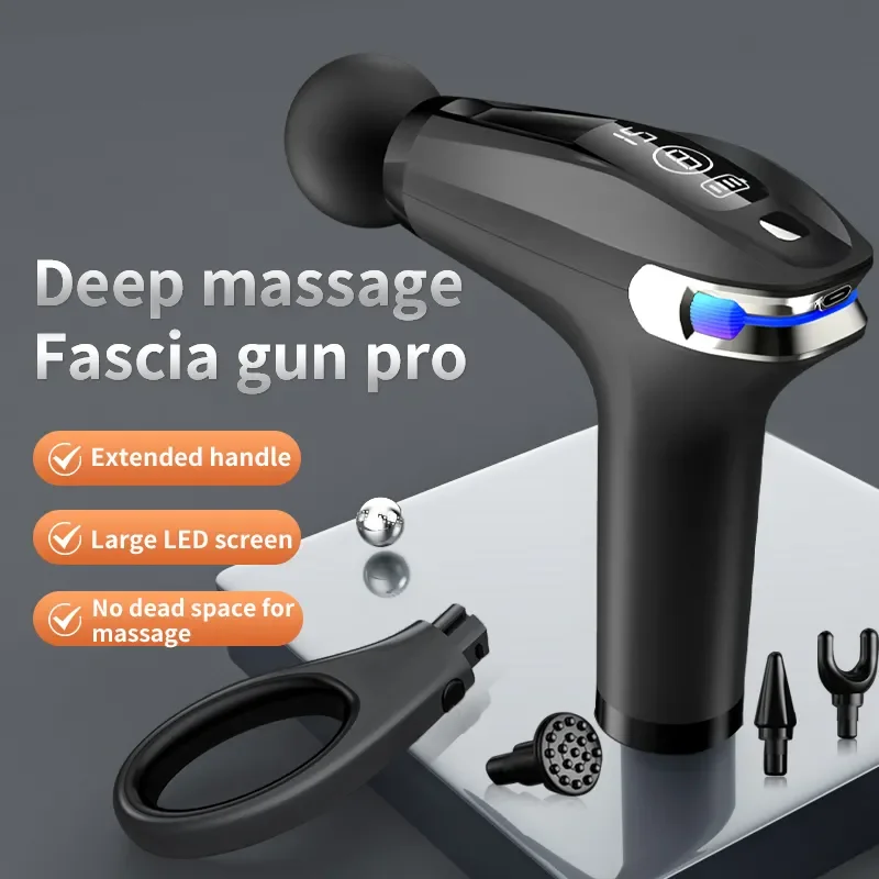 

Electricl Massage Gun Fitness Extended Massage Tapping Deep Tissue Muscle Massager for Full Body, Back and Neck Pain Relief