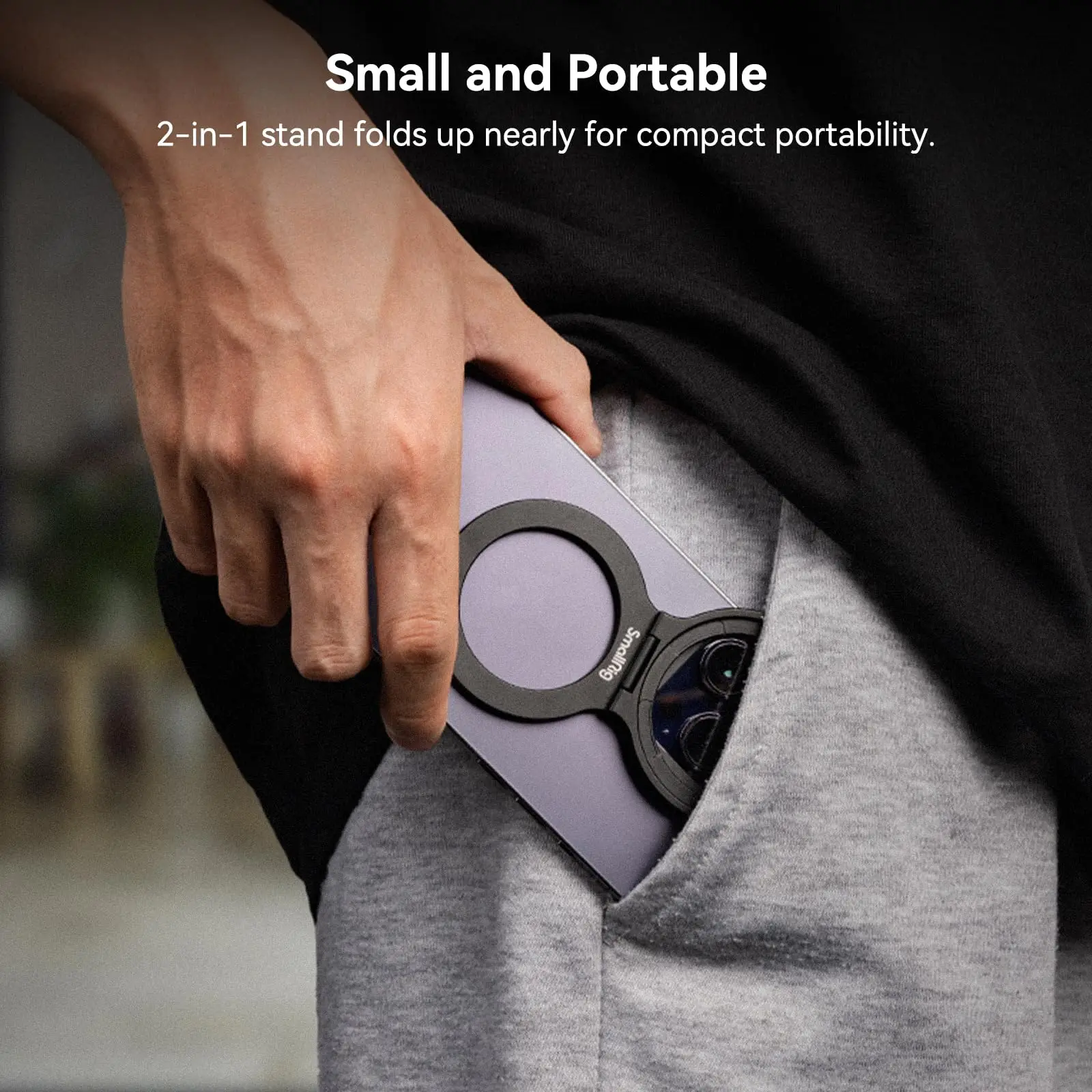 Anel Adaptador de Filtro Magnético Smallrig Suporte de Telefone para Iphone 14 Pro Max Dobrável Compacto e Portátil 52 mm em 4219 - Image 6