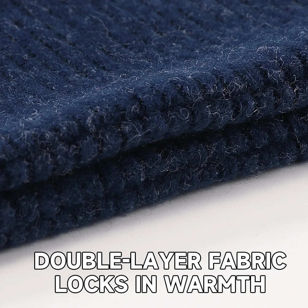 Winter Thermal Headband Winter Thickened Knitted Ear Protection Skiing Sport Band Forehead Warm Outdoor Running Cycling Headwear