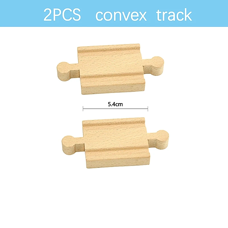 Wooden Railway Train Track Connectors - Beech Wood Accessories