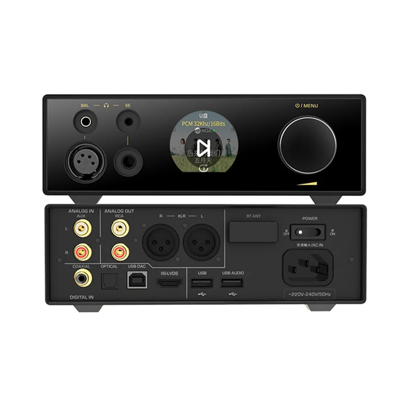 

SHANLING EH3 MQA Desktop DAC AMP Streamer Headphone Amplifier ES9039SPRO 4* OPA1612 XU316USB Chip Hi-Res Audio DSD512 PCM768 BT