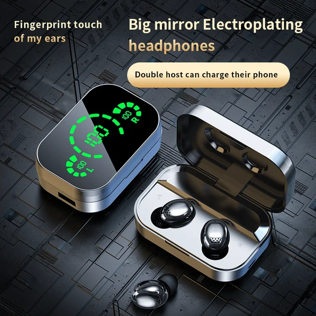 High Quality YD04 Pro Earphone TWS Bluetooth 5.3 Wireless HIFI Music Headset LED Display Earbud Sport Ear Pods Gaming Headphones 1