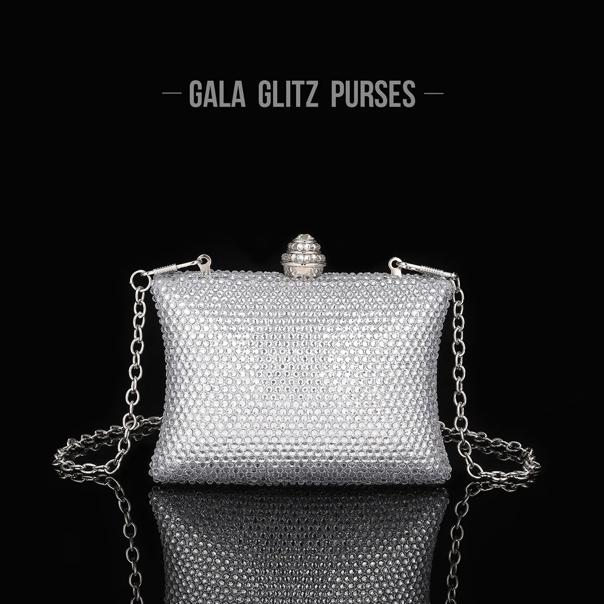 حقيبة يد نسائية كريستال فاخرة من فاشن فيوجن