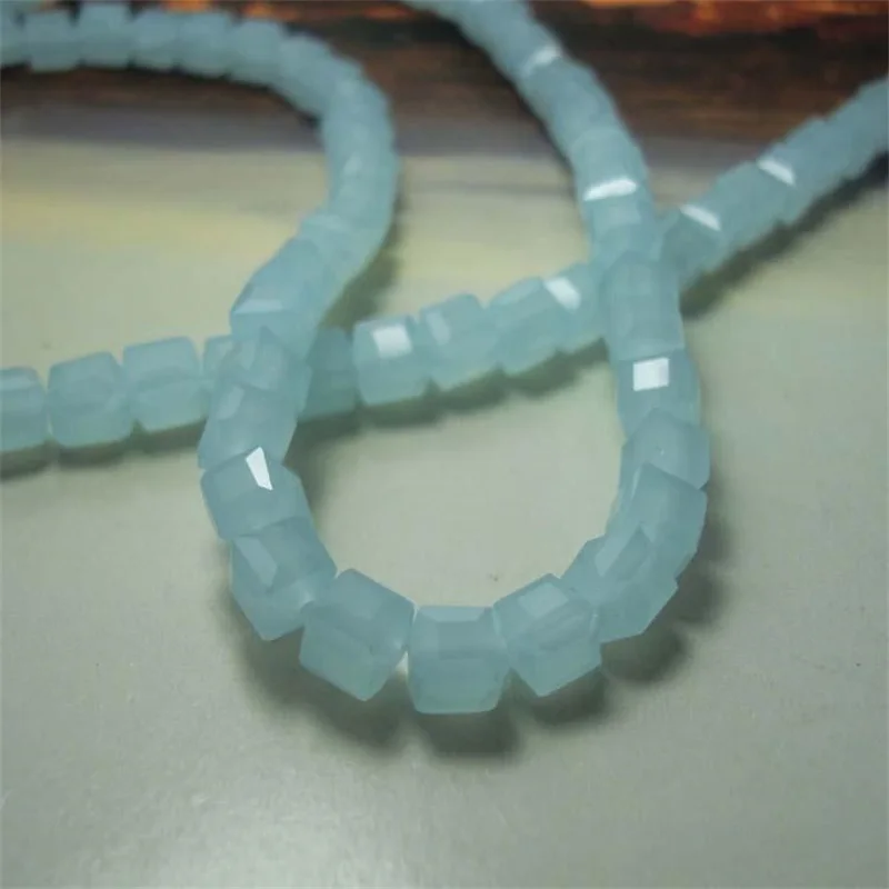 4mm 6mm 8mm Österreich Cut & Facettierte Österreich Kristall Kubische Quadratische Glasperlen für DIY Schmuckherstellung Halskette Armbänder Zubehör – Detail 33