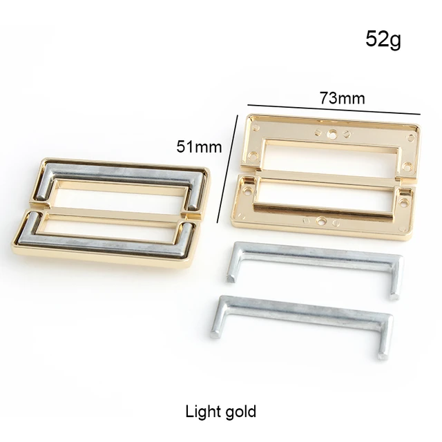 High Quality Handbag Buckle Handbag Accessories Handbag Hardware DIY Lock  For Mini Bag Light Golden Metal Lock Replacement Lock Wholesale