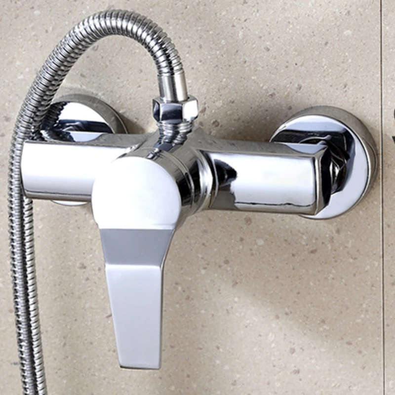 Bathroom Shower Faucets Mixing Valve Zinc Alloy Shower Mixer Wall Mounted Water Control Valve Home Improvement Parts 3