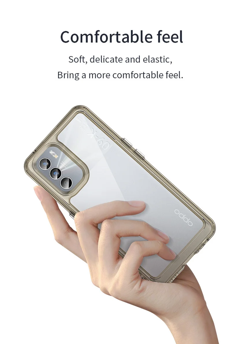 Sleek Transparent TPU Phone Case - Soft and Slim Protective Cover