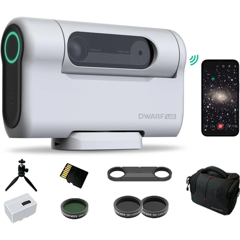 

Карликовый интеллектуальный цифровой телескоп II-портативный, ультралегкий и упакованный с расширенными функциями для астрономических звездных вечеринок, птичков,