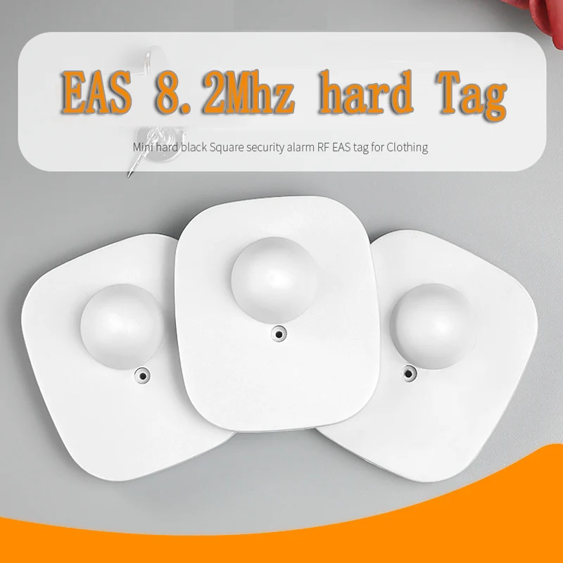 

Universal EAS System Clothing RF 8.2mhz Antitheft Security Alarm System Colorful Square EAS Hard Tags