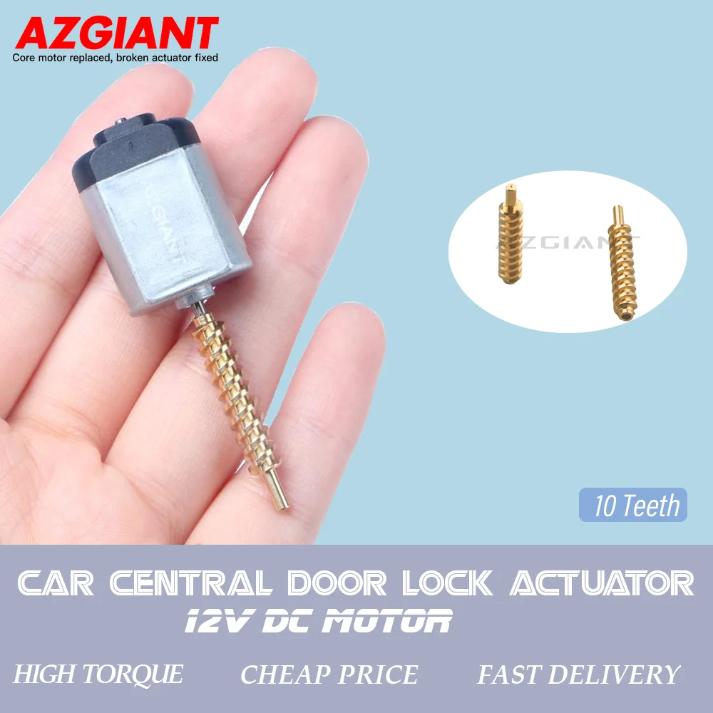 Azgiant 1-5Pcs 10 Denti Attuatore Serratura Porta 12V Dc Motore Riparazione Motore Per Nissan Cabstar F24 Almera N16 Marzo K11 80503-3Y50E
