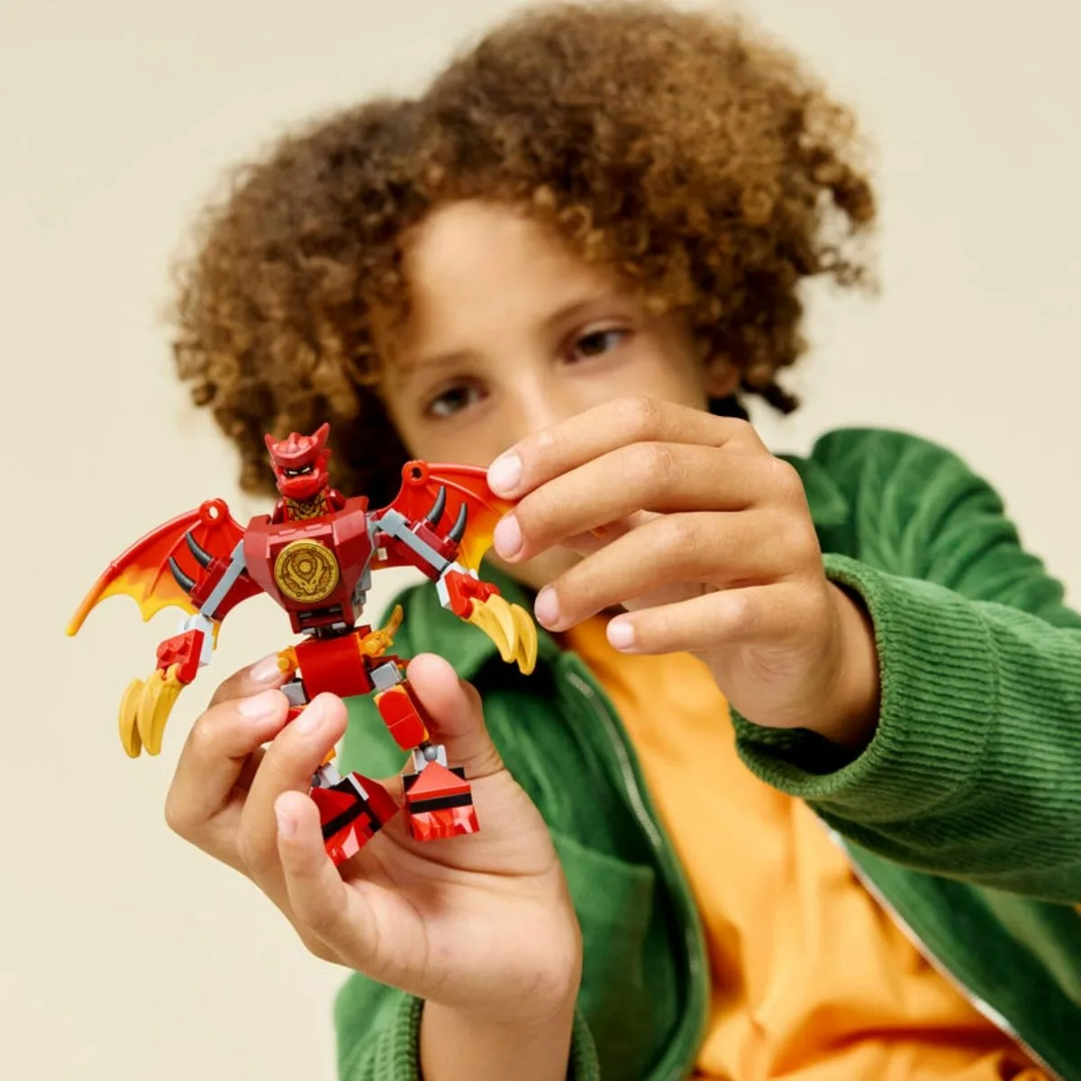 In Stock】LEGO® NINJAGO Kai's Dragon Mech Battle Pack 71851