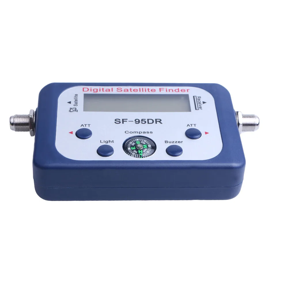 LCD Display Digital Satellite Finder SF-95DR Meter Satlink Receptor TV Signal Receiver Sat Decoder Satfinder Compass FTA TV BOX