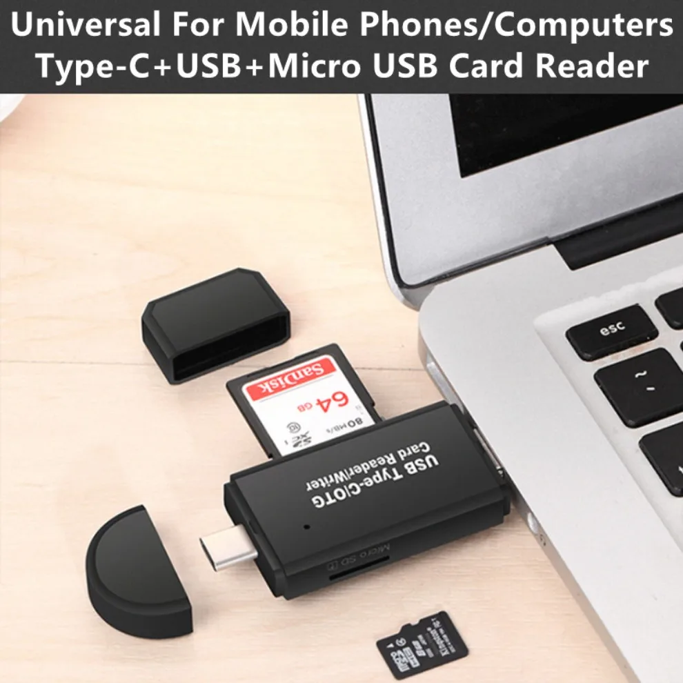 5 in 1 OTG Type C Card Reader USB Card Reader Micro USB SD TF Flash Drive for Mobile Phone Computer Accessories usb card reader