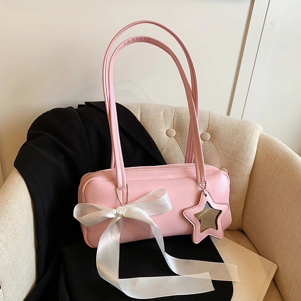 FEKETE SUEDE 2WAY RIBBON BOSTON BAG ピンク FEKETE（フェケテ）の「SUEDE 2WAY RIBBON BOSTON BAG / 2WAY