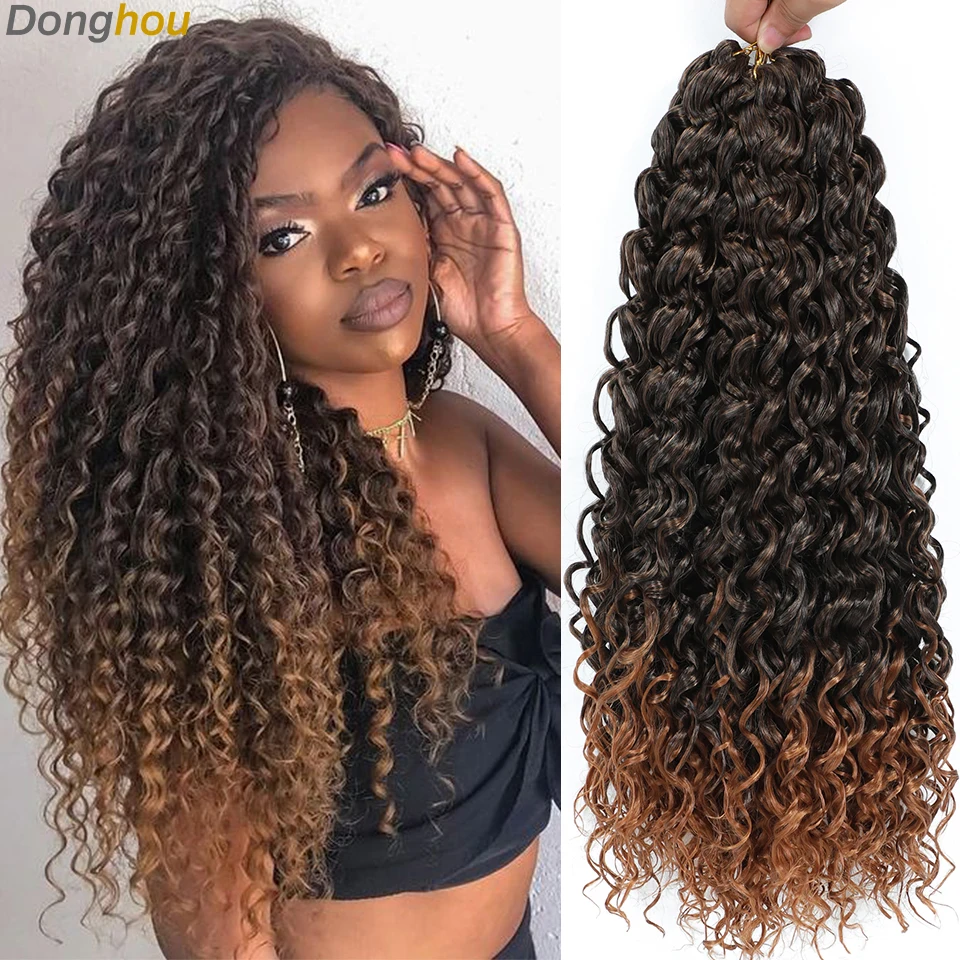 14 18Inch GoGo Curl Crochet Hair For Black Women Water Wave
