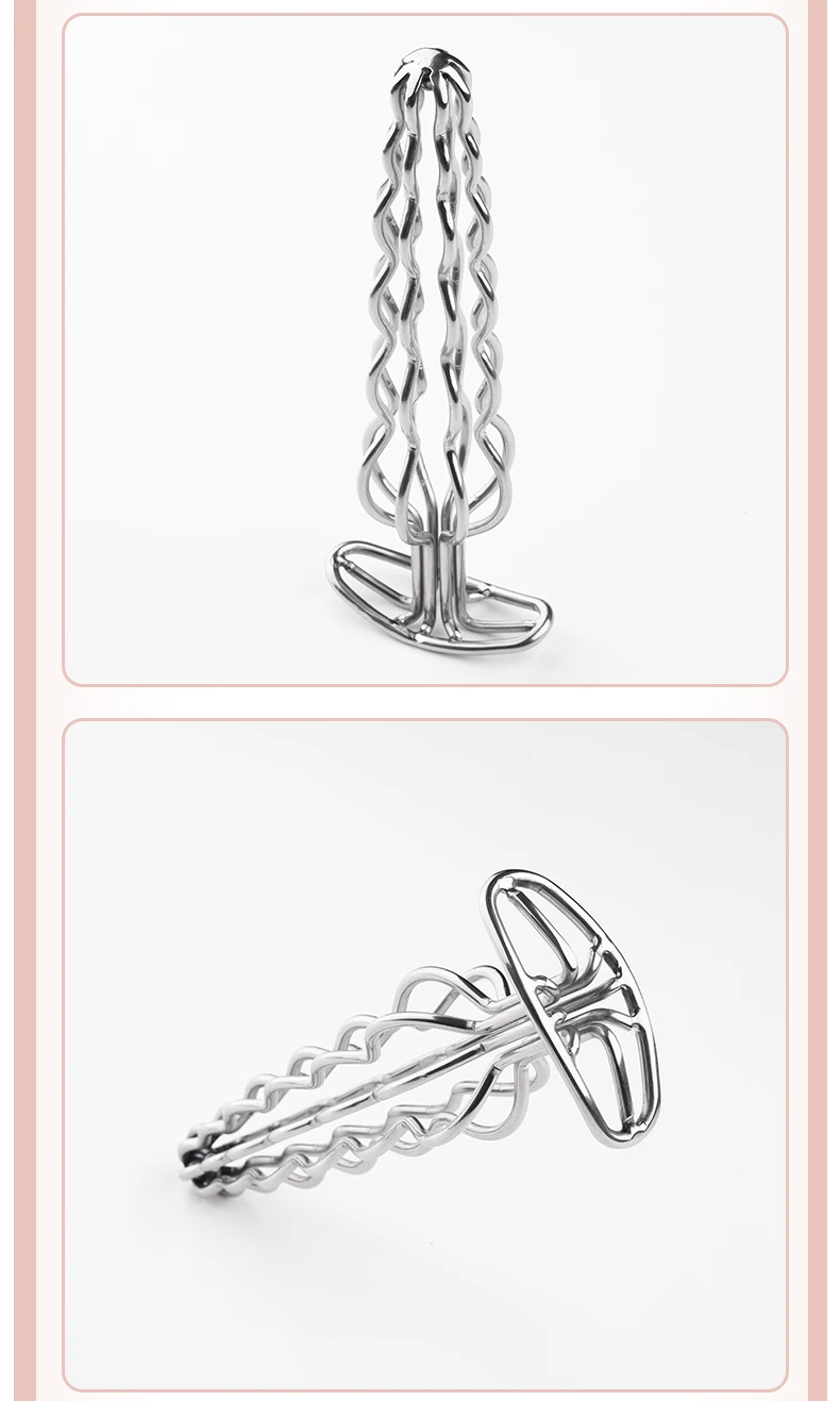 Six-ball Metal Hollow-out Anal Plug For Men And Women_voghion.com