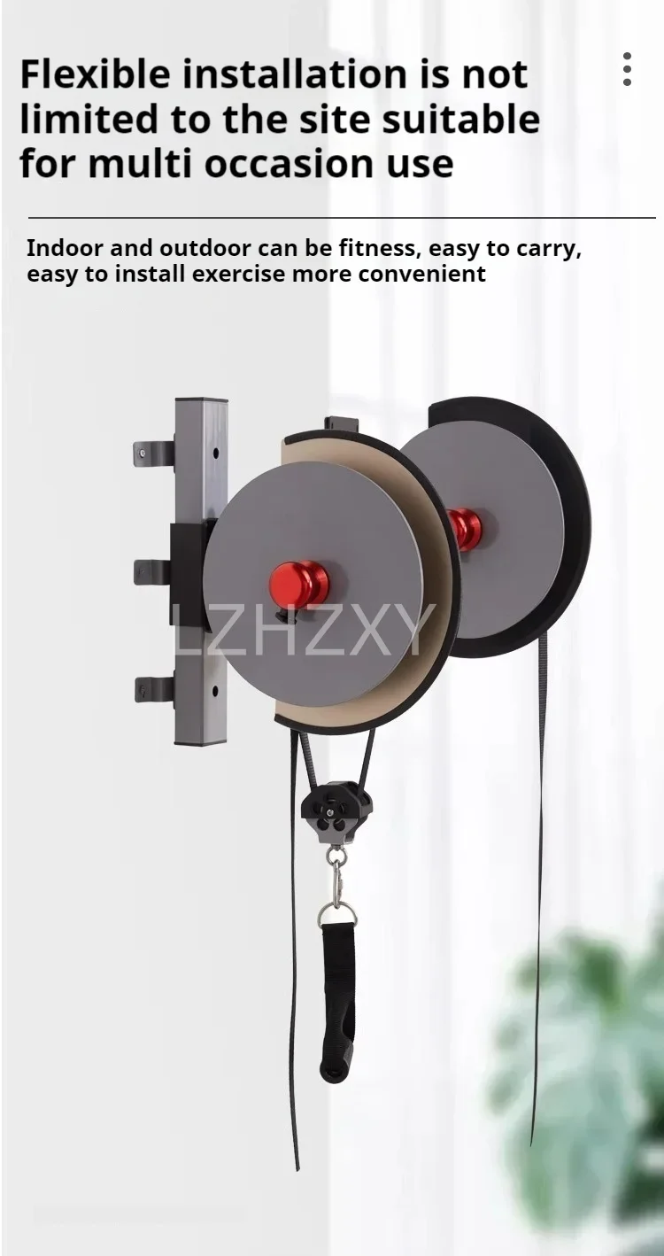 Flywheel Resistance Squat Machine For Home Fitness Training_voghion.com
