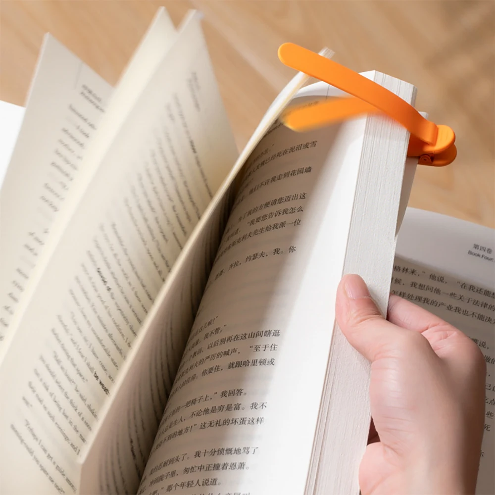 1Pc Silicone Bookmark Automatically Follows Page Flipping Student Bookmarks Office Stationery Gift School Stationery Supplies