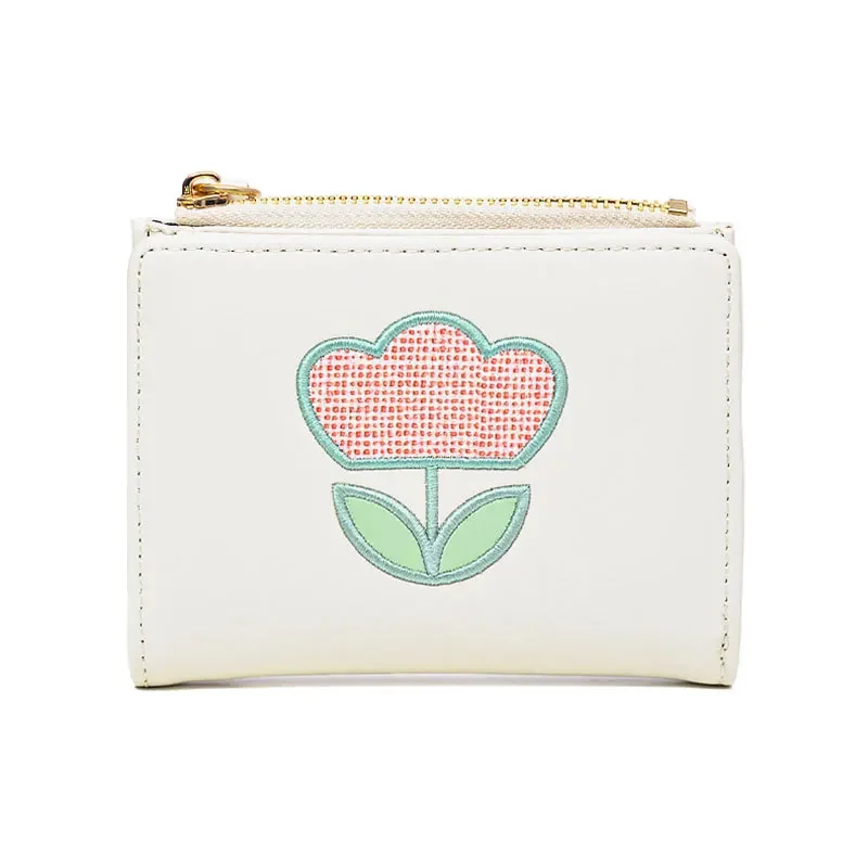 

Кошелек в Корейском стиле Женский, многофункциональный вместительный бумажник на молнии с зажимом для денег и подбором цветов для студентов, сумка для мелочи и карт