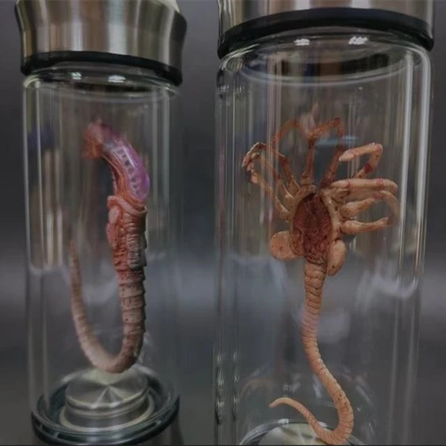 Pot lumineux Alien, spécimen de Xenomorph, pot en verre d'embryon, accessoire de film, réplique, décoration de maison, artisanat de bureau, Sculpture, décoration 4