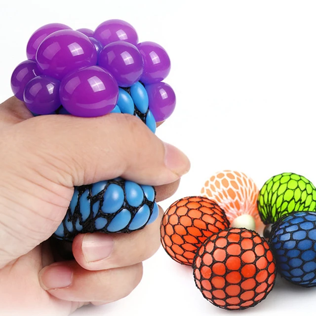 Jouet À Presser Balle De Raisin En Maille, Jouet À Presser, Anti-stress,  Nouveauté Dans Jeu Fruité Sensoriel, Blagues Pratiques - Squeeze Jouets -  AliExpress