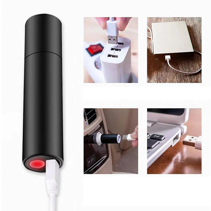 LED Flashlight Mini Flashlight LED Flashlights Camping Light Mini LED Flashlight LED Torch Light LED Powerful Light Mini USB Flashlight Portable Waterproof Flashlight Outdoor Camping Mountaineering Lighting