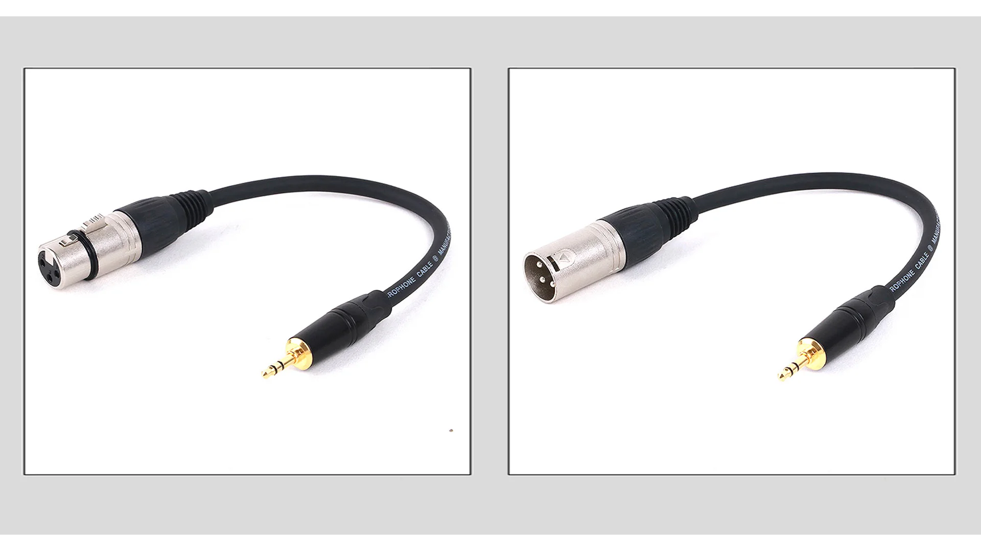 Bunte 3,5mm Stereo-Trs-Stecker buchse an 3-poliges XLR-Mikrofon kabel PVC-symmetrisch für Mikrofon-/Mixer-/Gitarren-/PA-Systeme usw. – Detail 5