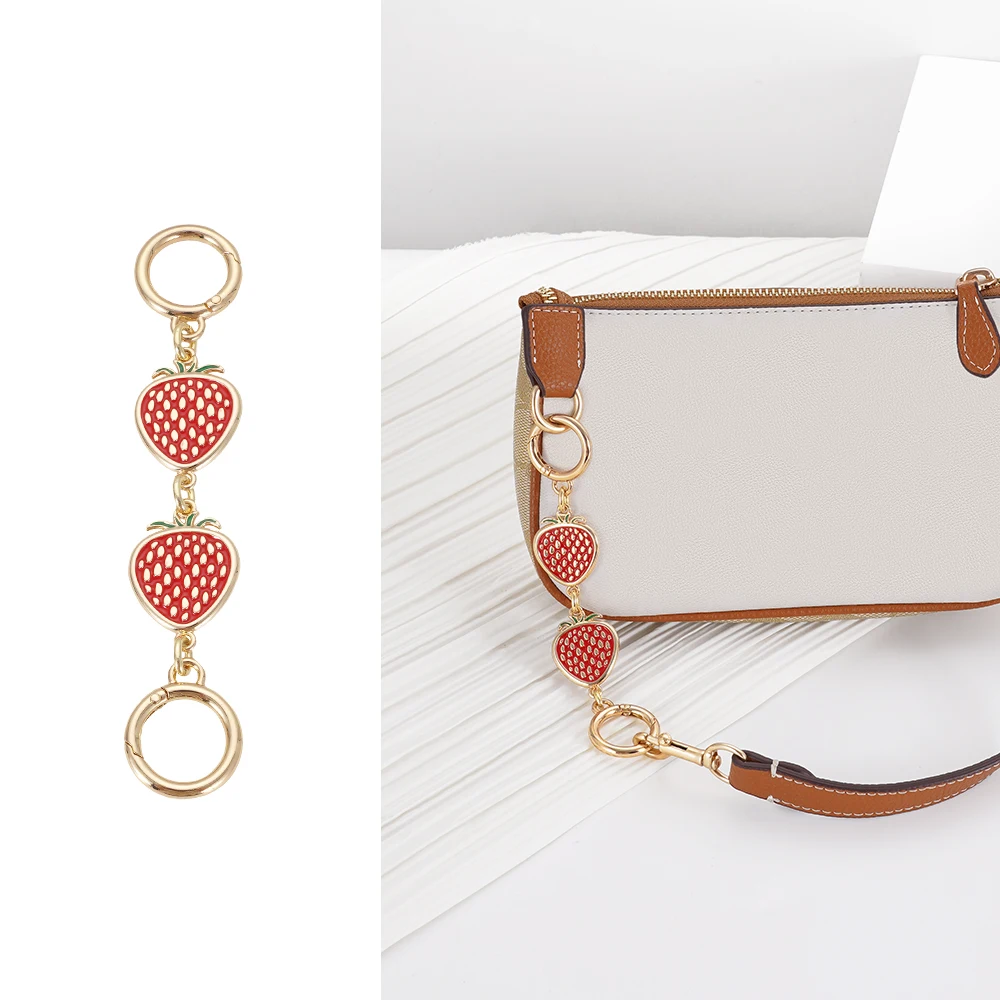 Strawberry Extension Chain Purse Strap Extender Diy Bag Parts Accessories