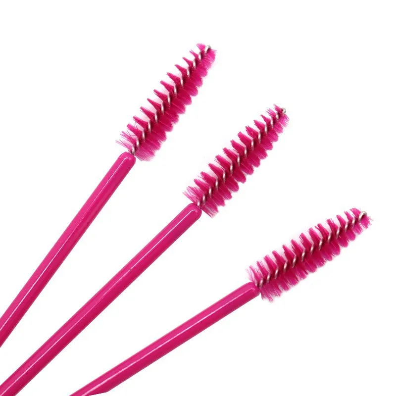Makeup Brushes 50 Pcs Disposable Nylon Mascara Wand Applicator Eyelash Brushes For Grafting Lashes Extension Women Makeup Brush Tools