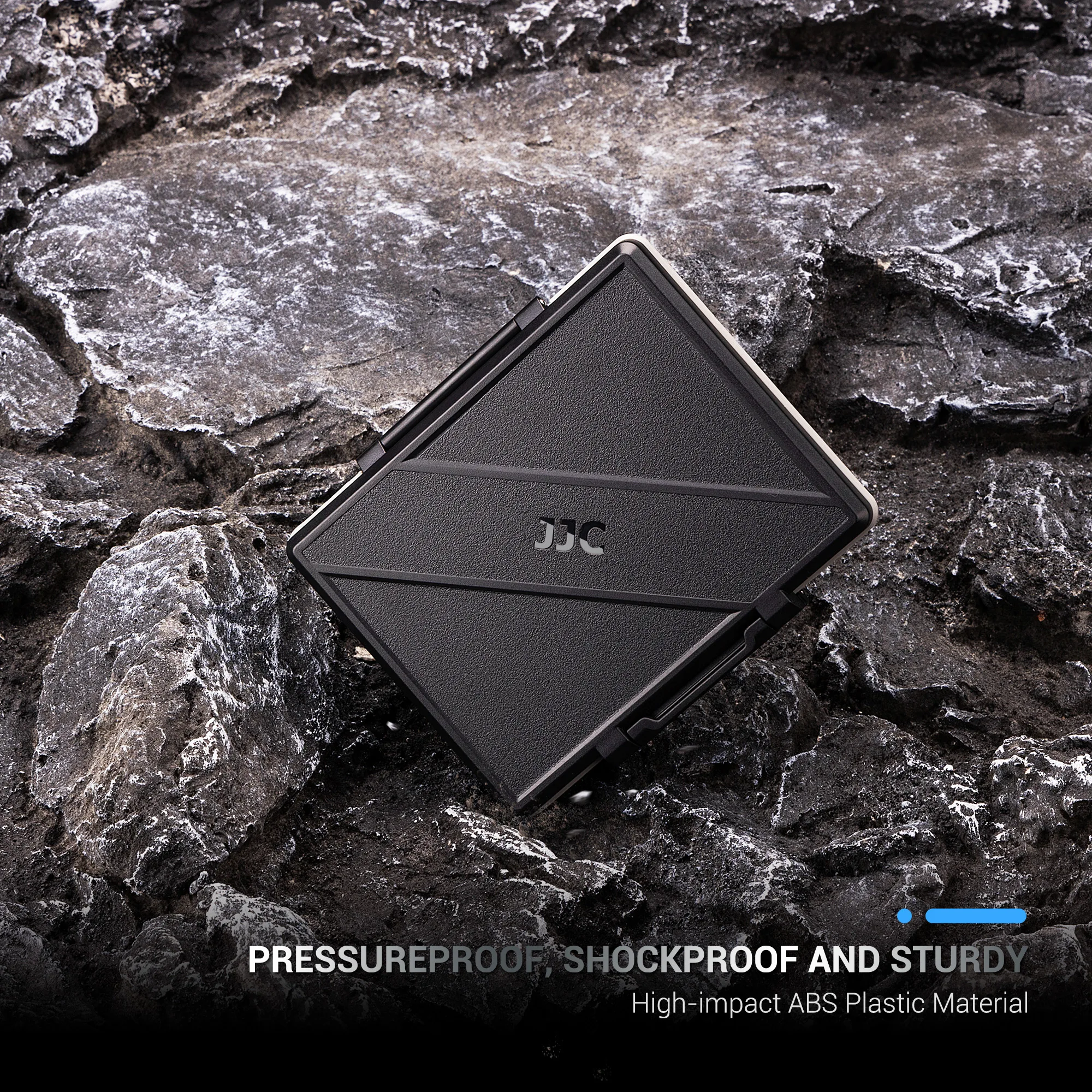 SSD Case 2-Slot Compact 2.5 SSD Holder Shockproof 2.5" Internal Solid State Drive Storage Box Containe Protection Waterproof 5