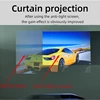 VEIDADZ Projector Screen 60 72 84 92 100 110 120 130 133inch 16:9 Foldable Anti-Light Grey Reflective Cloth for Home Party Movie