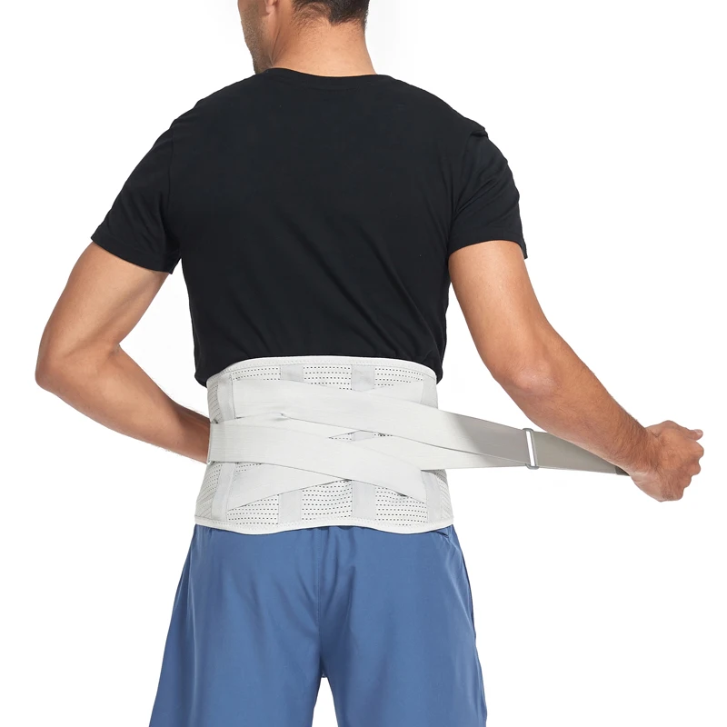 Back Brace for Men Breathable Waist Shapers Lumbar Lower Back Support Belt Herniated Disc Back Pain Relief Heavy Lifting