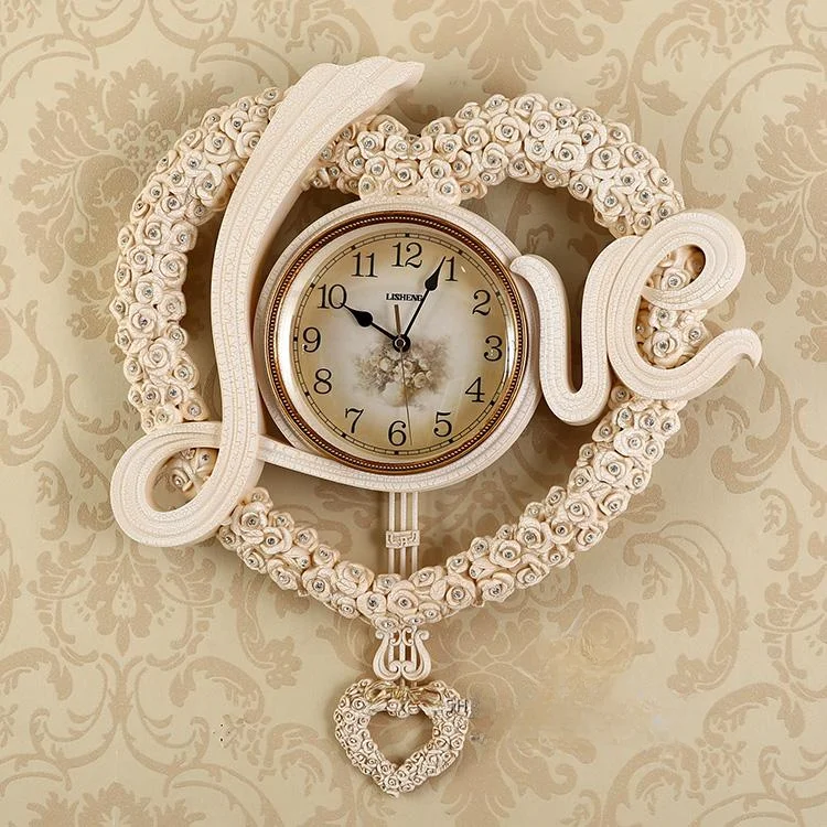

Clocks Wall Home Decor Mute Wall Clock Modern Simple Wall Hanging Household Clock Living Room Decoration Bedroom Clock Fashion