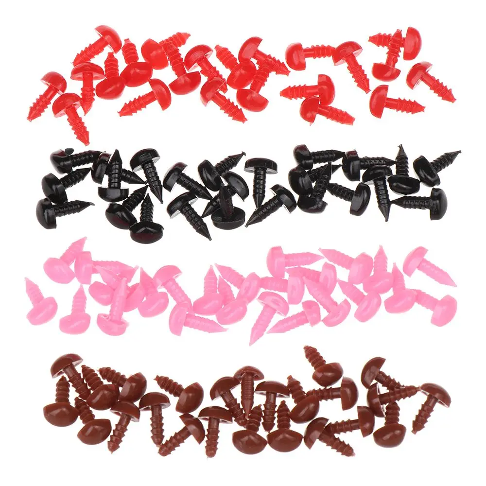 100pcs Crafts Plastic Triangle Noses For Dolls Toys For Bear Buttons Toy DIY Safety Nose Accessories