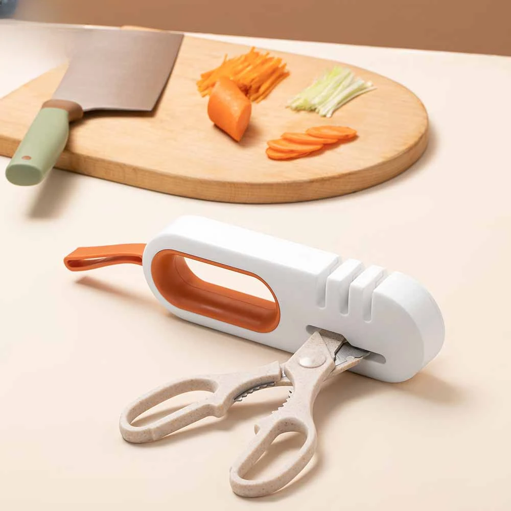 

Professional Knife Sharpener Multi 4 in 1 Kitchen Scissors Sharpening Stone Whetstone Grinder Sharpener Drill Machine New