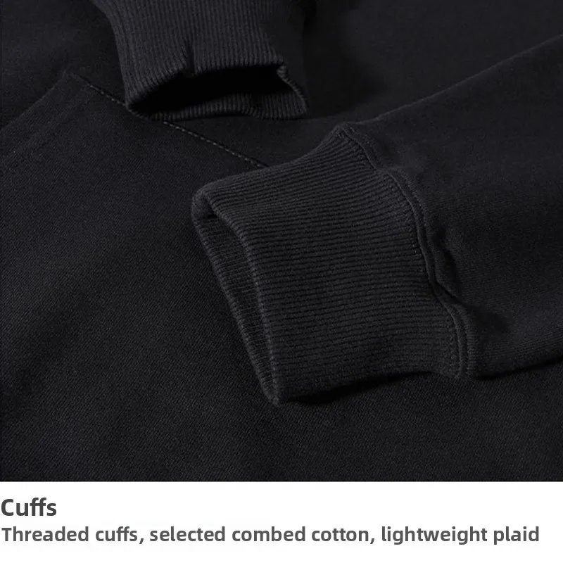 Men's Custom Cotton Hoodie with Personalized Text